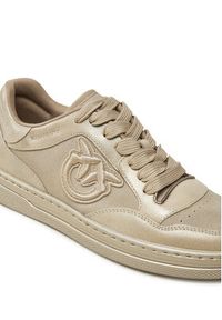 Pinko - PINKO Sneakersy Mandy SS0049 P038 Beżowy. Kolor: beżowy. Materiał: zamsz, skóra #4