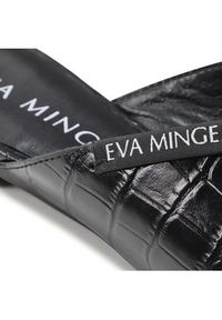 Eva Minge Klapki EM-41-09-001129 Czarny. Kolor: czarny. Materiał: skóra #4