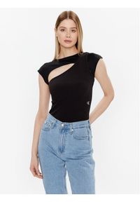 Calvin Klein Jeans Bluzka J20J220779 Czarny Slim Fit. Kolor: czarny. Materiał: syntetyk #1