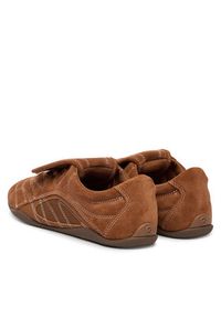 MICHAEL Michael Kors Sneakersy Kelly Trainer43S6KYFS1S Brązowy. Kolor: brązowy. Materiał: zamsz, skóra #3