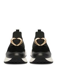 Eva Minge Sneakersy EO-HOLLY-022-1-A10 Czarny. Kolor: czarny. Materiał: materiał #5