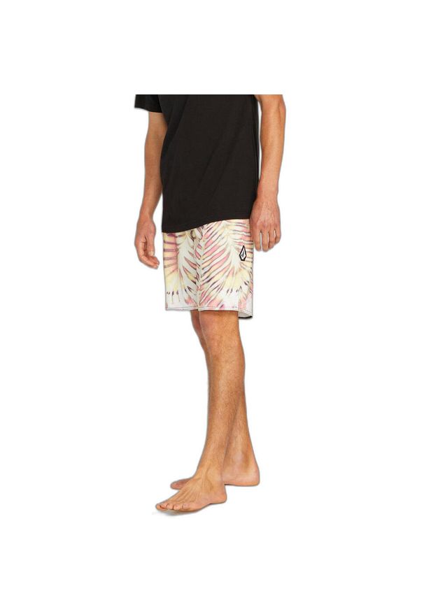 Spodenki surfingowe Volcom Mad Wash Mod 19. Kolor: beżowy. Styl: sportowy