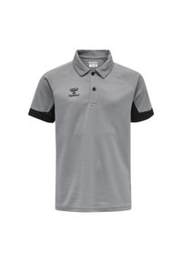 Dziecięca koszulka polo Hummel hmlLEAD functional. Typ kołnierza: polo. Kolor: szary. Styl: młodzieżowy #1