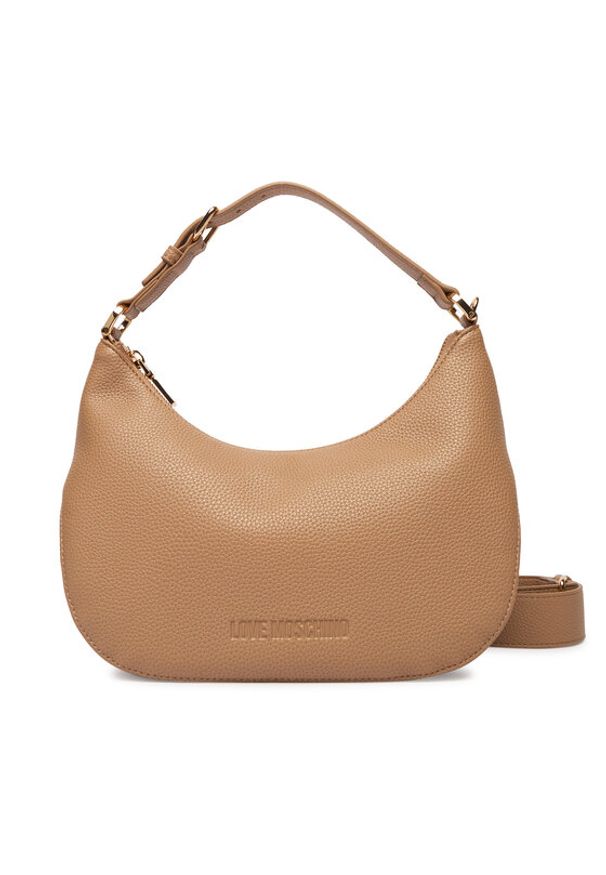 Love Moschino - LOVE MOSCHINO Torebka JC4018PP1OLT0104 Beżowy. Kolor: beżowy. Materiał: skórzane