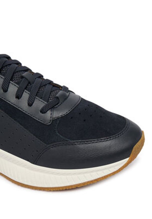 BOSS Sneakersy Ttnm Evo 50557865 Granatowy. Kolor: niebieski. Materiał: skóra