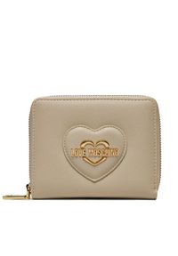 Love Moschino - LOVE MOSCHINO Mały Portfel Damski JC5733PP0IKL0110 Beżowy. Kolor: beżowy. Materiał: skóra #1