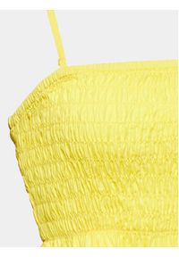 Gina Tricot Sukienka letnia 19918 Żółty Regular Fit. Kolor: żółty. Materiał: bawełna. Sezon: lato #2