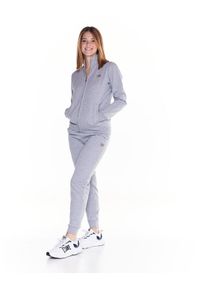 LEONE 1947 APPAREL - Damski dres Comfort Zone. Kolor: szary. Materiał: dresówka. Sport: fitness