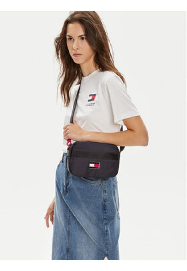 Tommy Jeans Torebka Tjw Black Ink Camera AW0AW15424 Czarny. Kolor: czarny
