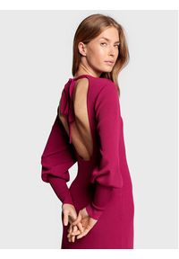 GESTUZ - Gestuz Sukienka dzianinowa Monagz 10906395 Fioletowy Regular Fit. Kolor: fioletowy. Materiał: wiskoza #2