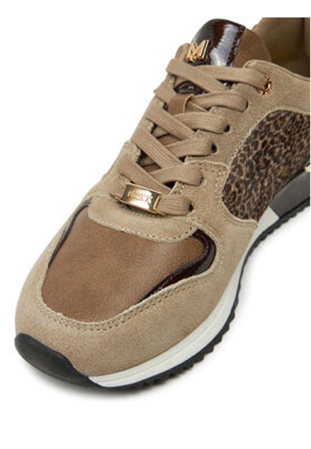 MEXX Sneakersy MI001008343W-02 Beżowy. Kolor: beżowy. Materiał: skóra, zamsz