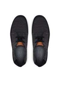 Clarks Sneakersy Easeway Lace 26181368 Czarny. Kolor: czarny. Materiał: materiał