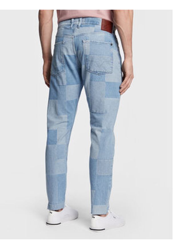 Pepe Jeans Jeansy Callen Weave PM206815 Niebieski Relaxed Fit. Kolor: niebieski