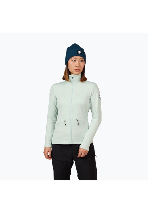 Bluza damska Rossignol Blackside Fleece Fz. Kolor: niebieski. Sezon: zima. Sport: narciarstwo