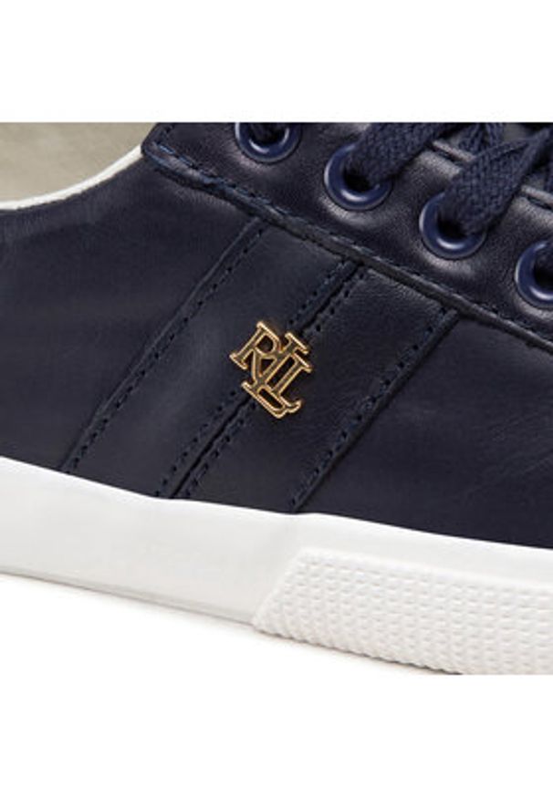 Lauren Ralph Lauren Tenisówki Janson II 802849533001 Granatowy. Kolor: niebieski. Materiał: skóra