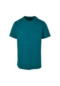 BUILD YOUR BRAND - Bawełniana Koszulka Unisex Dla Dorosłych Z Okrągłym Dekoltem. Kolor: niebieski. Materiał: bawełna. Sport: turystyka piesza