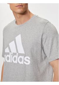 Adidas - adidas T-Shirt Essentials Single Jersey Big Logo T-Shirt IC9350 Szary Regular Fit. Kolor: szary. Materiał: bawełna