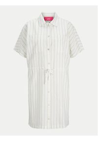 JJXX Sukienka koszulowa Sana 12249747 Biały Relaxed Fit. Kolor: biały. Materiał: bawełna. Typ sukienki: koszulowe #5
