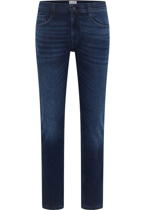 Męskie Spodnie Jeansowe Mustang Style Oregon Slim Denim Blue 1015502 5000 983