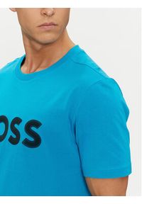 BOSS - Boss T-Shirt 50512866 Niebieski Regular Fit. Kolor: niebieski. Materiał: bawełna #4