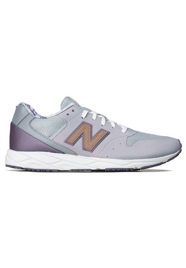 Buty do chodzenia damskie New Balance WRT96PCB. Zapięcie: sznurówki. Kolor: fioletowy, szary, wielokolorowy. Materiał: materiał, tkanina, syntetyk. Szerokość cholewki: normalna. Sport: turystyka piesza