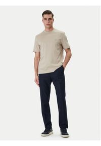 BOSS T-Shirt C-Taut 01 50555844 Beżowy Regular Fit. Kolor: beżowy. Materiał: bawełna #4