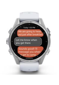 GARMIN - Garmin Fenix 8 AMOLED 43mm Srebrny. Rodzaj zegarka: smartwatch. Kolor: srebrny. Styl: sportowy, militarny #4