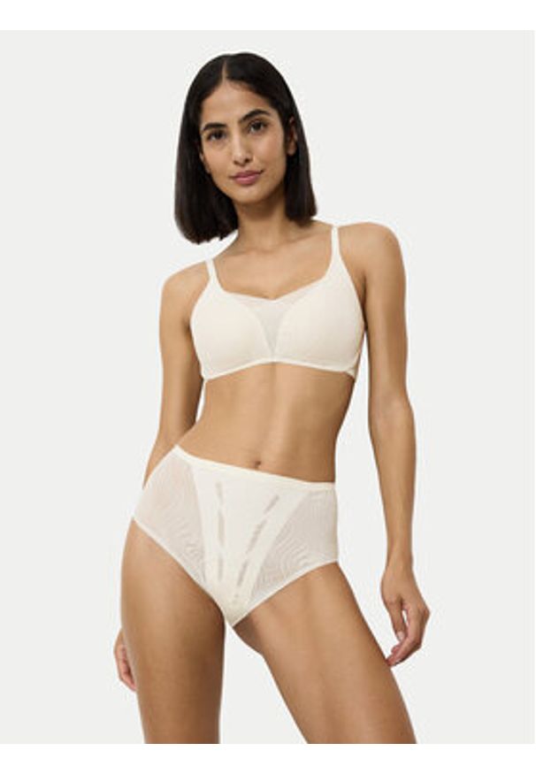 Triumph Biustonosz bezfiszbinowy Shape Smart Ellipse 10222278 Écru. Kolor: kremowy. Materiał: syntetyk