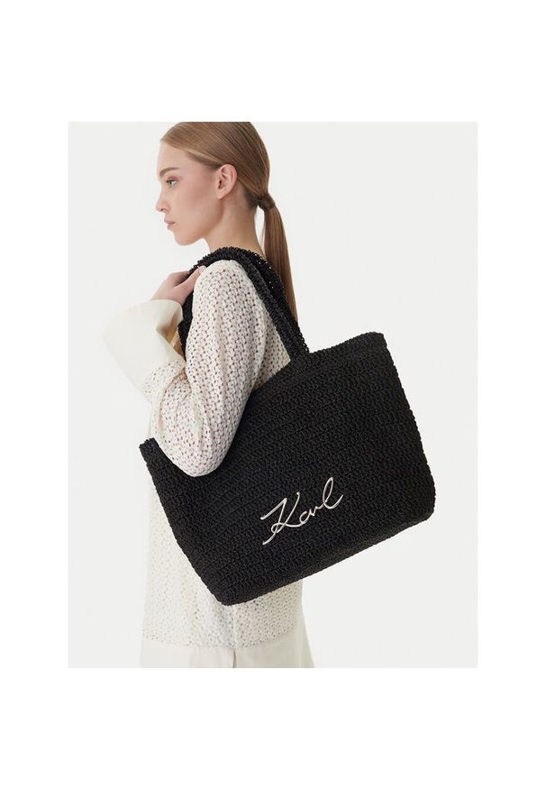 Karl Lagerfeld - Torebka KARL LAGERFELD. Kolor: czarny