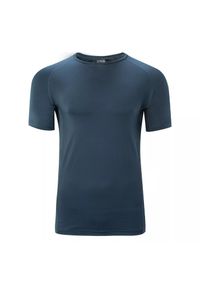 IQ - Męska Koszulka Iglak. Kolor: niebieski #1