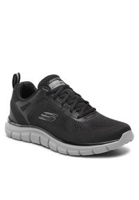 skechers - Skechers Sneakersy Track Broader 232698/BKCC Czarny. Kolor: czarny. Materiał: materiał #1