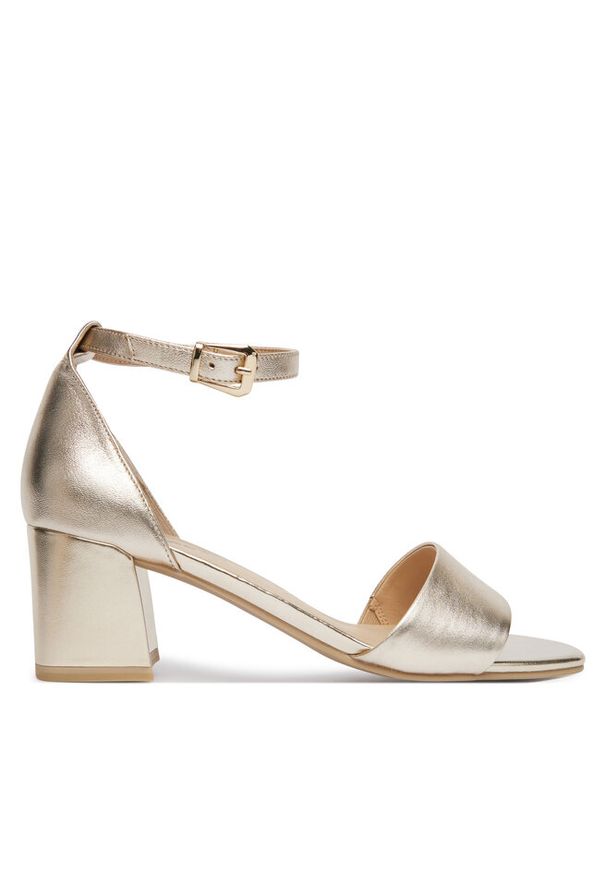 Sandały Caprice. Kolor: złoty