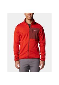 columbia - Bluza Polarowa Męska Columbia Columbia Hike II. Kolor: czerwony. Materiał: polar. Sezon: jesień, zima