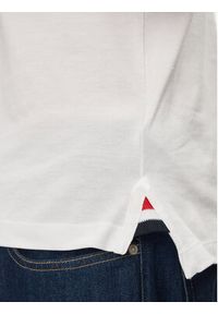 Geox Polo M4510L T2649 F1492 Biały Regular Fit. Typ kołnierza: polo. Kolor: biały. Materiał: bawełna