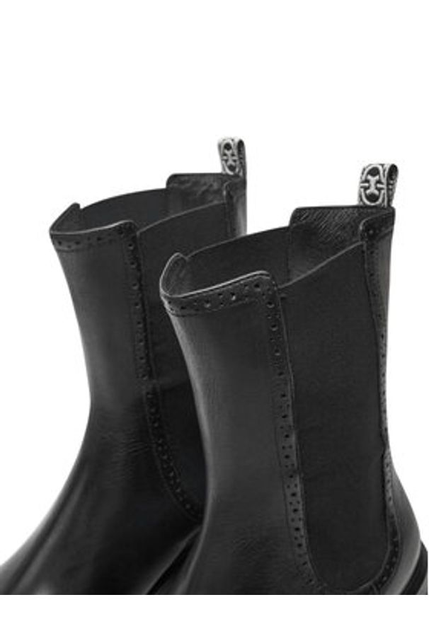 Coccinelle Sztyblety Coccinellecampus E4 RID 11 02 01 Czarny. Kolor: czarny. Materiał: skóra