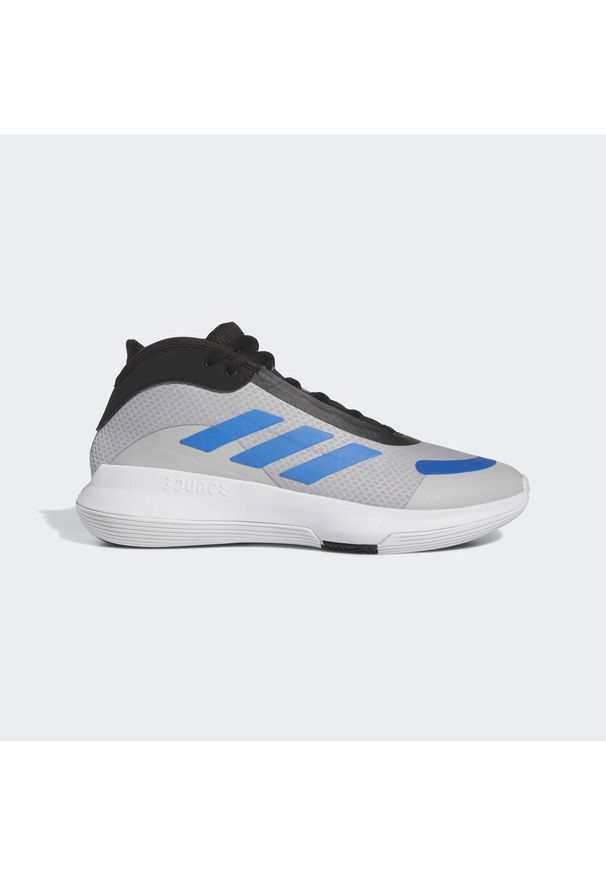 Buty do koszykówki dla dorosłych Adidas Bounce Legends. Kolor: niebieski, czarny, szary, wielokolorowy. Sport: koszykówka