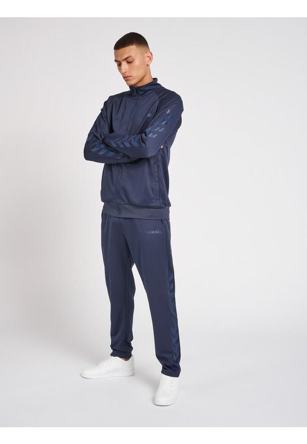 Bluza do piłki ręcznej męska Hummel Poly Zip. Kolor: niebieski, zielony, wielokolorowy. Sport: piłka ręczna
