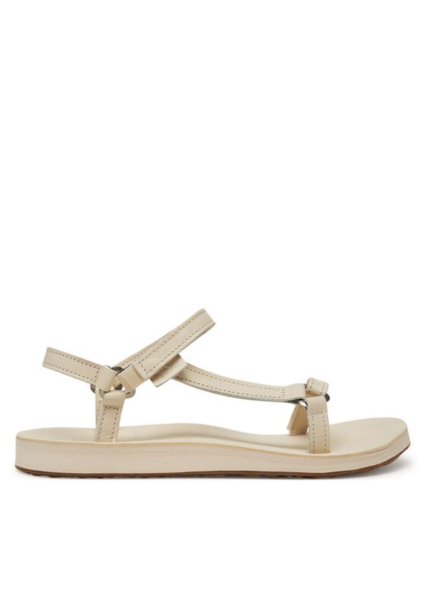Teva Sandały Original Universal Slim 1151031 Écru. Materiał: skóra
