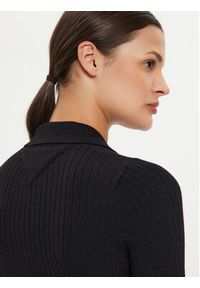 Tommy Jeans Sukienka dzianinowa Script DW0DW18481 Czarny Slim Fit. Kolor: czarny. Materiał: syntetyk #2