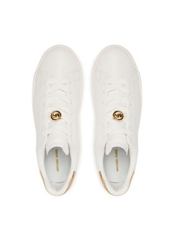 MICHAEL Michael Kors Sneakersy 43F5DTFS3L Złoty. Kolor: złoty. Materiał: skóra