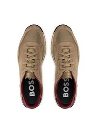 BOSS - Boss Sneakersy Zayn Low 50517276 Beżowy. Kolor: beżowy. Materiał: materiał #6