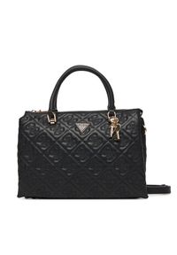 Guess Torebka Adelasia HWQL96 58060 Czarny. Kolor: czarny. Materiał: skórzane
