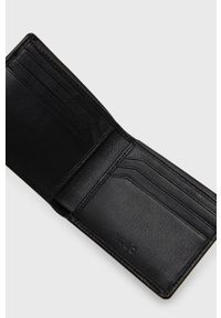 Hugo - HUGO portfel skórzany 50470761 męski kolor czarny. Kolor: czarny. Materiał: skóra #3