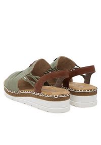 Rieker Sandały CEO-V1261-52 Zielony. Kolor: zielony. Materiał: syntetyk #4