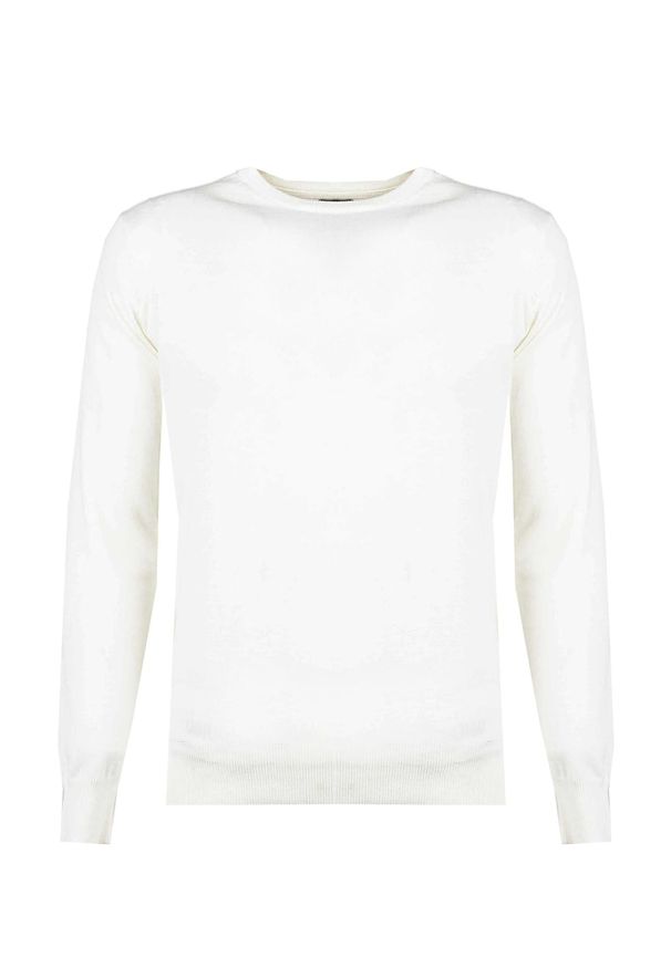 Xagon Man Sweter "C-neck" | A22081 & ELV19 | Mężczyzna | Kremowy. Okazja: na co dzień. Kolor: kremowy. Materiał: wełna, poliester, nylon, akryl. Styl: casual