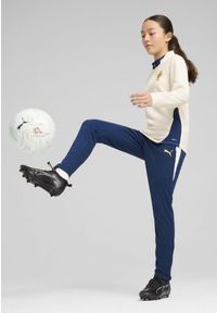 Puma - Młodzieżowa bluza treningowa z zamkiem 1/4 Portugalia PUMA. Kolor: wielokolorowy, beżowy, niebieski