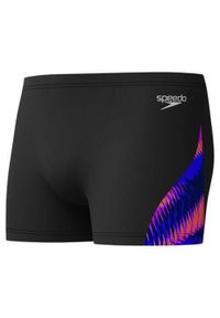 318 - Kąpielówki męskie spodenki kąpielowe Speedo Digital V-Cut. Kolor: czarny, niebieski, wielokolorowy #1