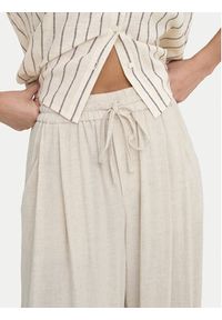 only - ONLY Spodnie materiałowe Siesta 15373197 Kremowy Regular Fit. Kolor: kremowy. Materiał: wiskoza #5