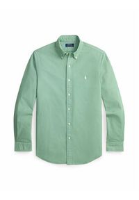 Polo Ralph Lauren Koszula 710805564514 Zielony Regular Fit. Typ kołnierza: polo. Kolor: zielony. Materiał: bawełna #3