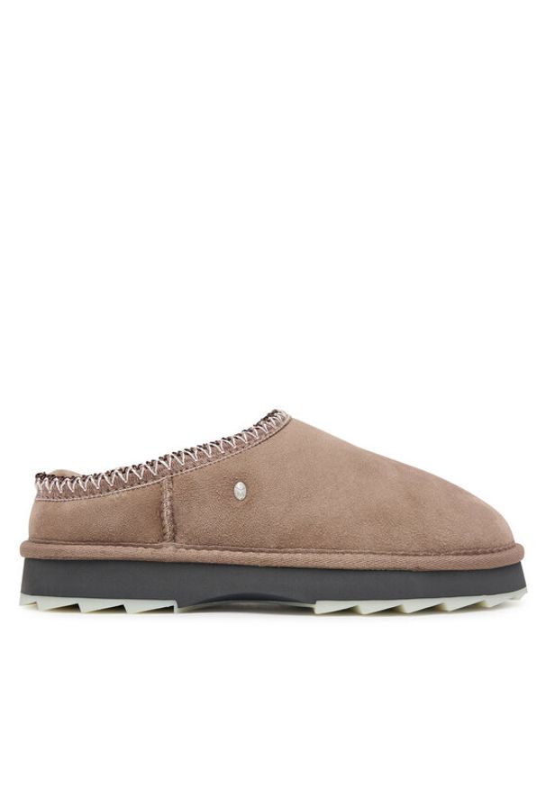 EMU Australia Śniegowce Sharky Scuff W13179 Brązowy. Kolor: brązowy. Materiał: skóra